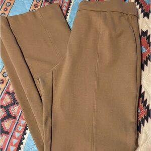 Women’s rafaella dress pants pull on camel color size large